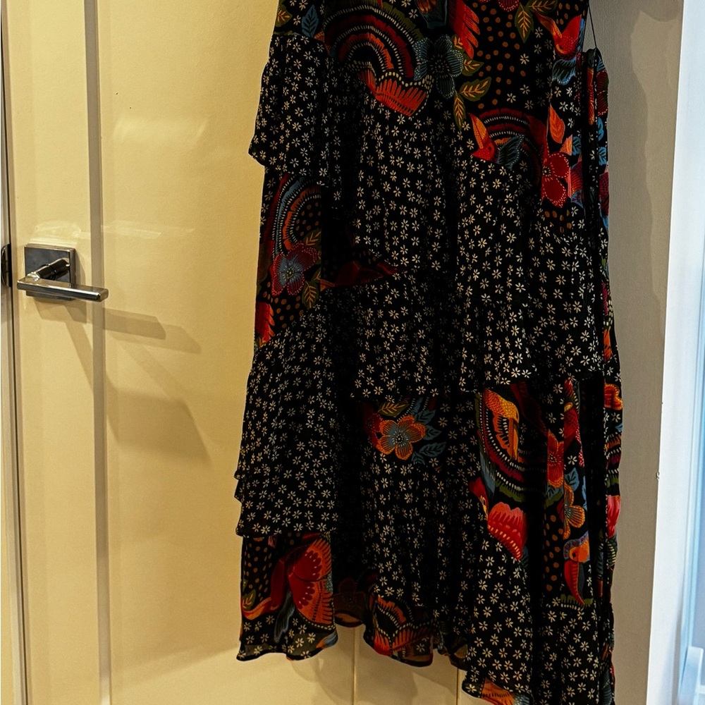 FARM Rio Floral Midi Dress - Black, Red, Blue, Yellow - Picture 3 of 8